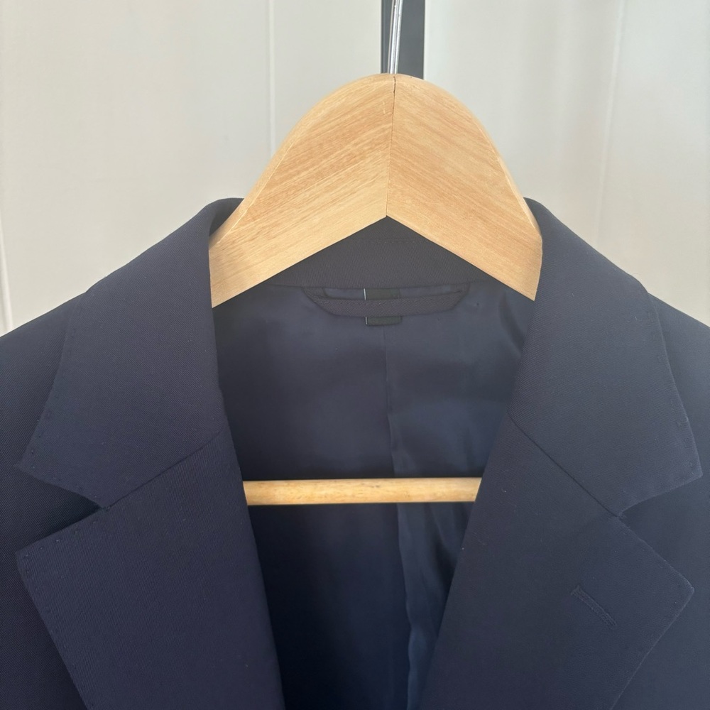 Bonobos Blue Marzotto Wool Standard Fit Classic Preppy Sport Coat Blazer Men 36R
